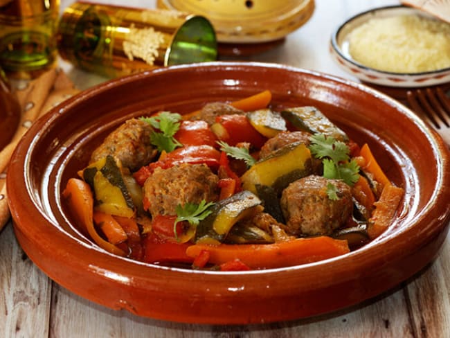 Tajine de boulettes d'agneau comme au Maroc