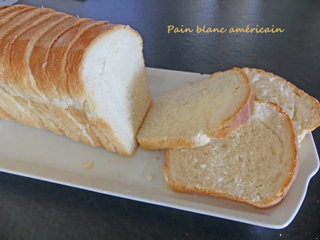 Pain de mie blanc américain