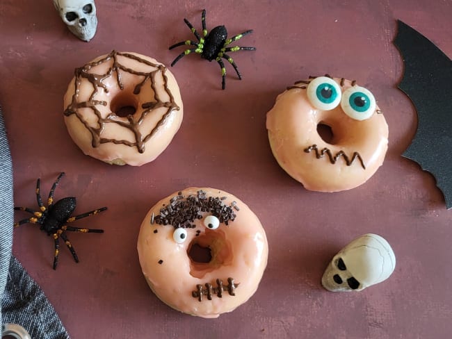 Donuts d’Halloween cuits au four 