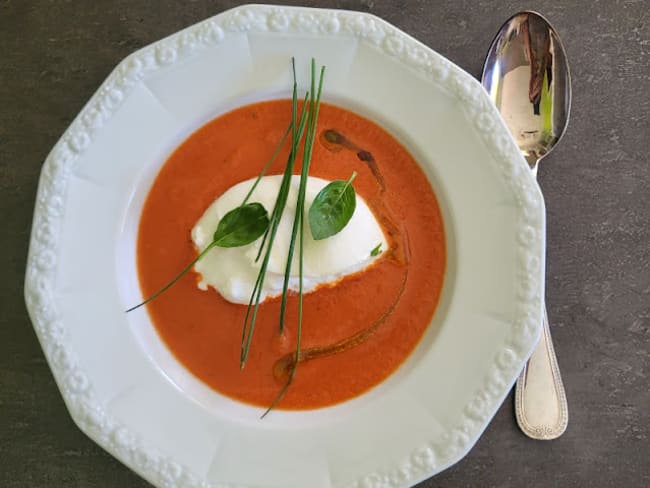 Gazpacho à la façon du Chef Simone Zanoni... façon Clementine