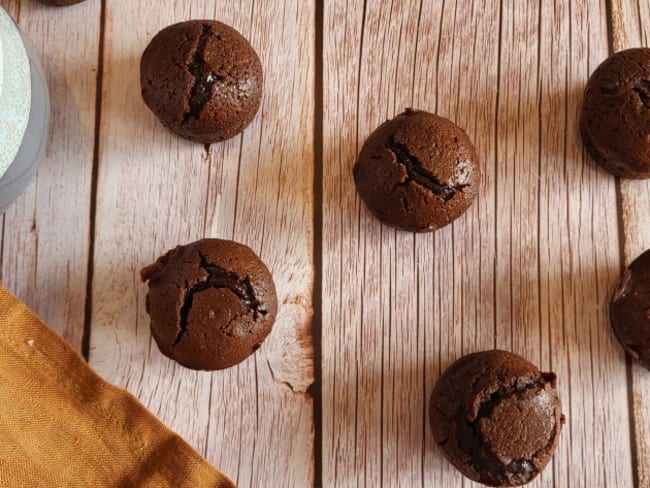 Mini fondants pour un café gourmand