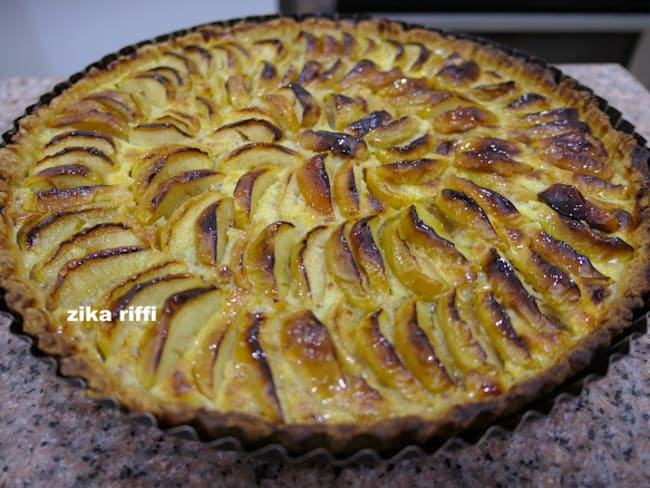 La tarte aux pommes caramélisées