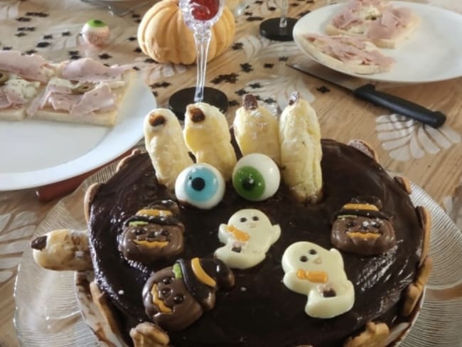 Gâteau Halloween