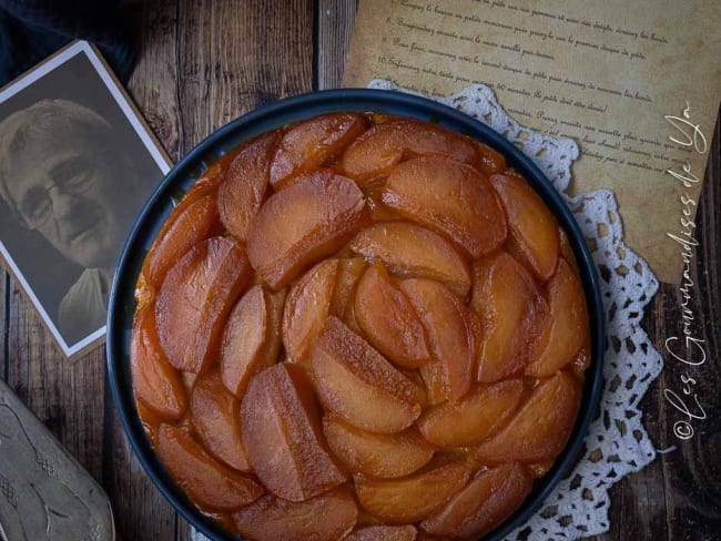 La Tarte tatin aux pommes d'après une recette de mon papa