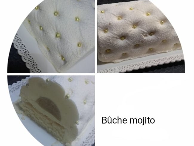 Bûche façon mojito