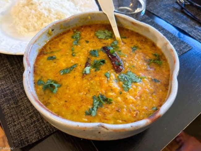 Dal tadka comme en Inde