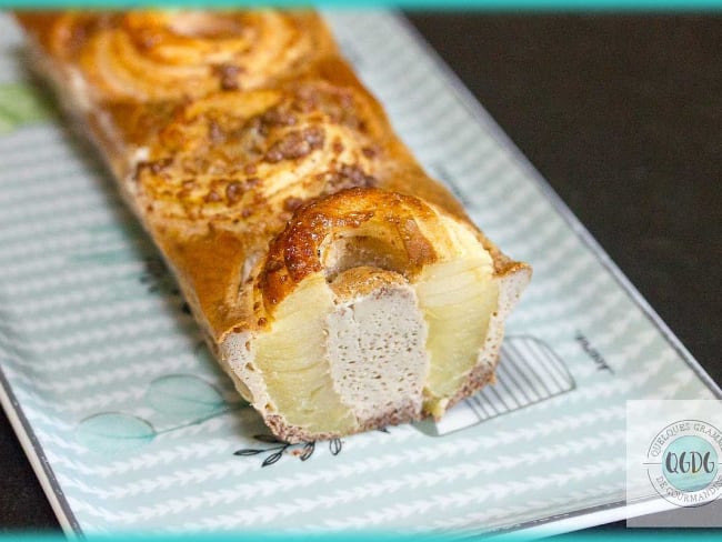 Cake flan aux pommes un peu comme un gâteau invisible