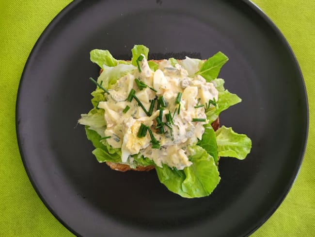 Salade luxembourgeoise aux œufs