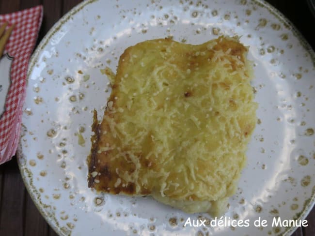 Gratin fondant de chou-fleur et pommes de terre à la cancoillotte