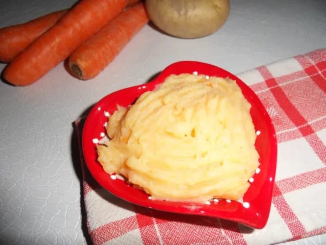 Purée pommes de terre et carottes