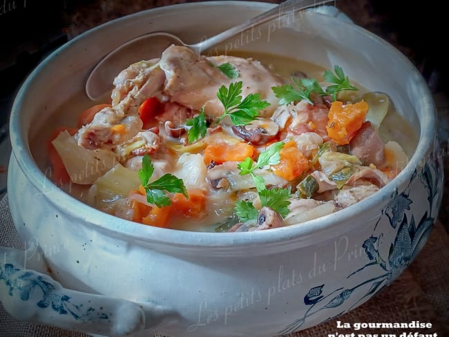 Blanquette de lapin à l’ancienne