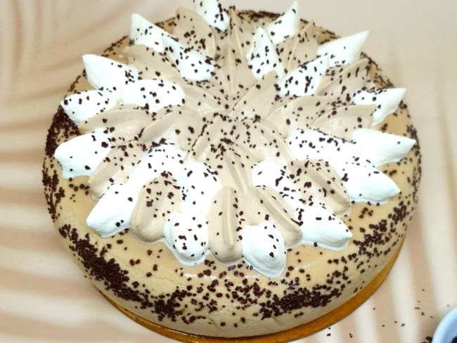 Entremets à la mousse cappuccino