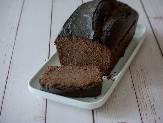 Cake fondant au chocolat avec du miel IG bas et Low Carb