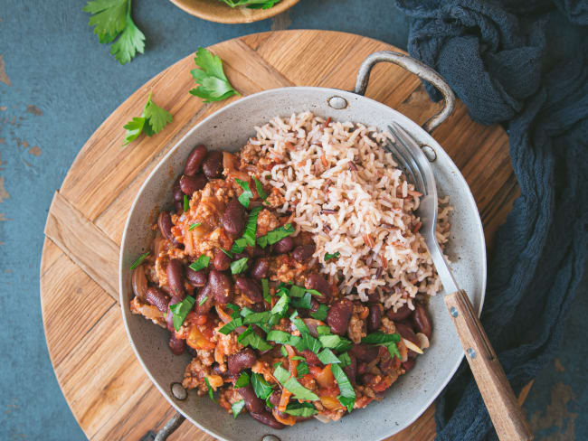 Chili con Carne maison au boeuf haché