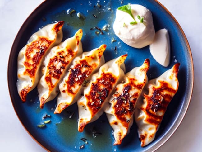 Gyoza au Boeuf et au Fromage