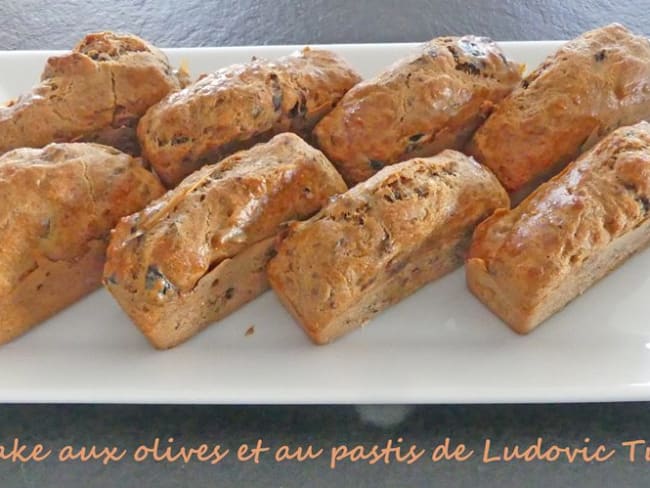 Cake aux olives et au pastis de Ludovic Turac