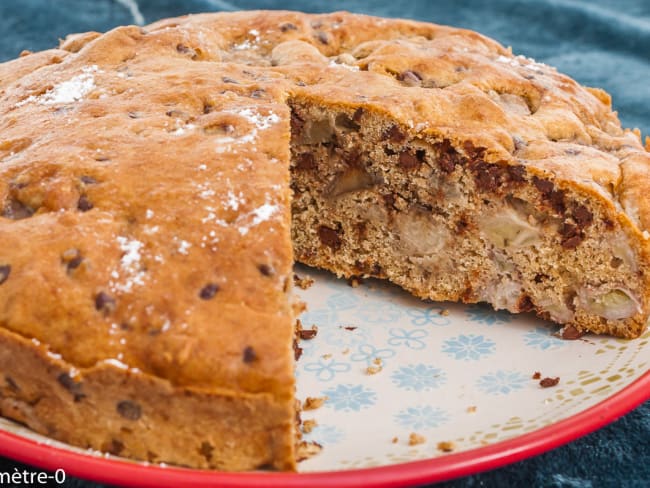 Gâteau fondant facile aux bananes et au chocolat