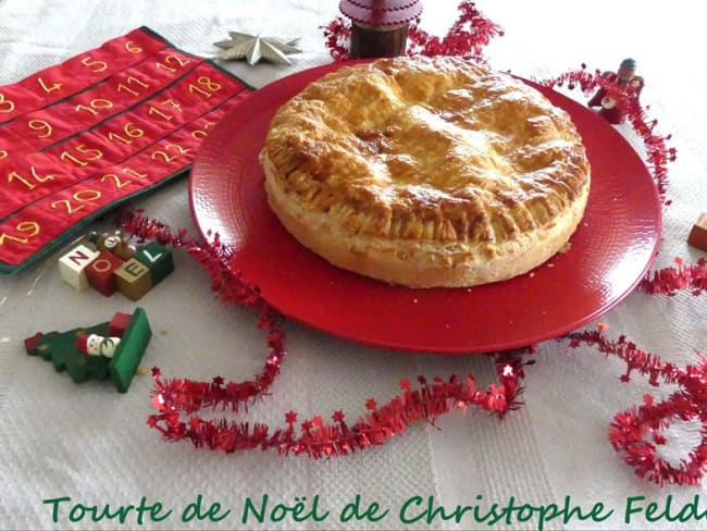 Tourte de Noël d'après Christophe Felder