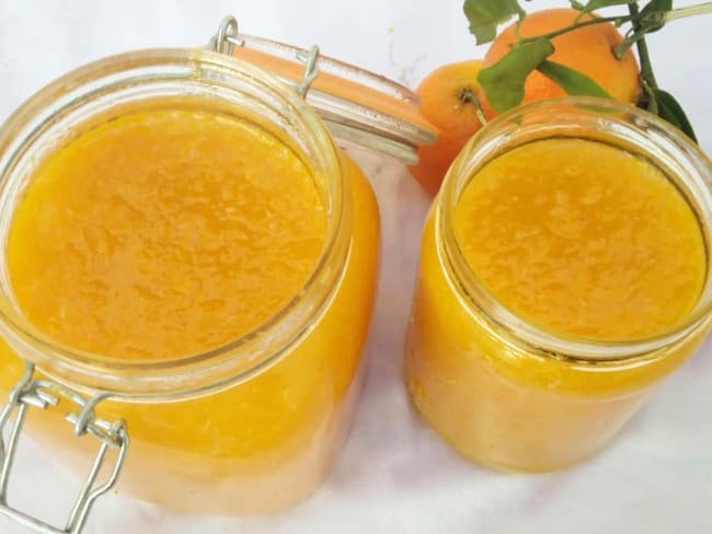 Confiture de mandarine sans peau