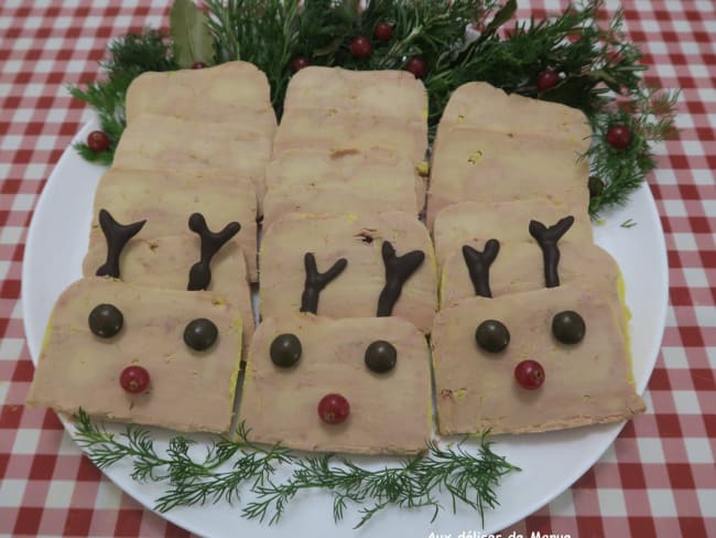 Présentation du fois gras pour noël