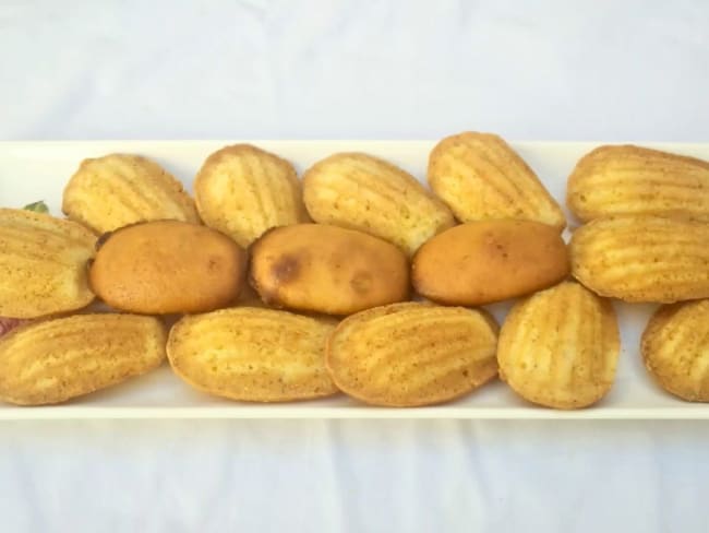 Madeleines à la mandarine de Calabre