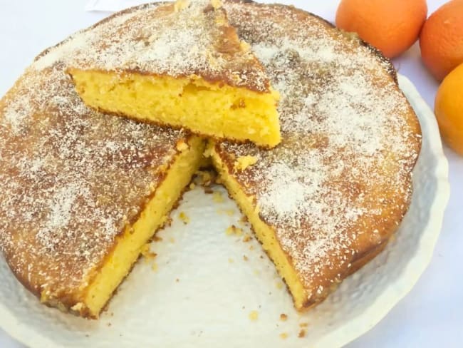 Gâteau à la mandarine sans beurre et moelleux