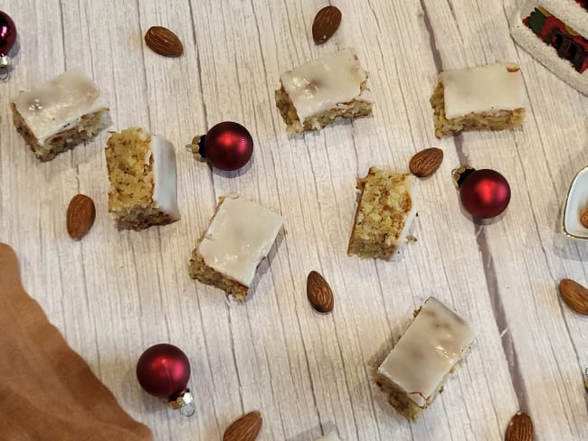 Tranches glacées aux amandes