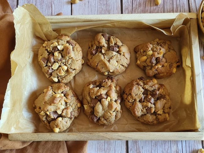 Cookies chocolat cacahuète