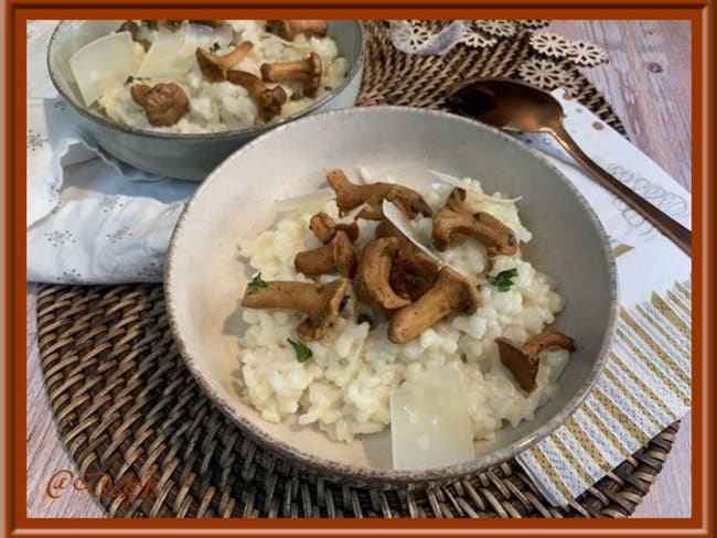 Rien de plus simple et savoureux qu'un risotto aux girolles