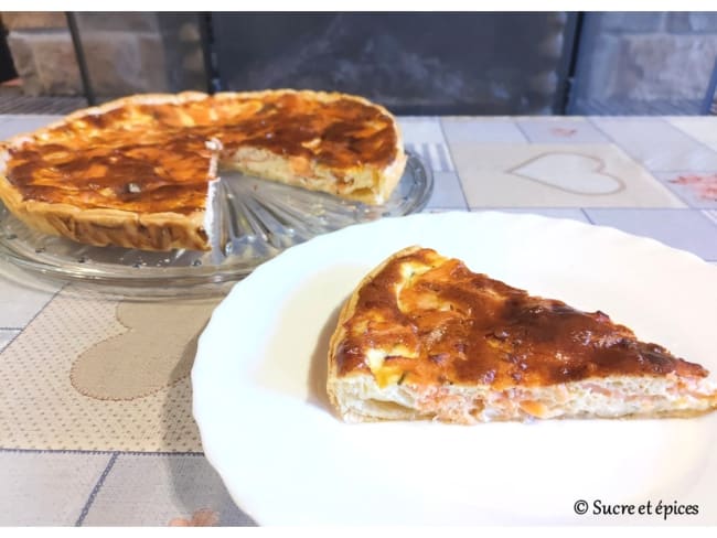 Quiche au saumon fumé et au Philadelphia