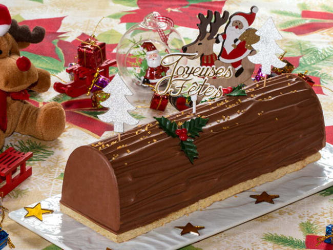 Bûche de noël chocolat praliné : rien de tel pour le dessert du réveillon