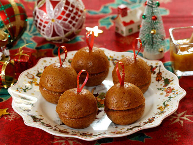 Boules de pain d'épices à l'orange amère aux épices de Noël