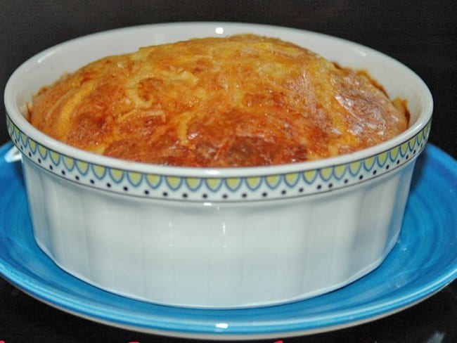 Un fondant de potiron au comté bien gratiné