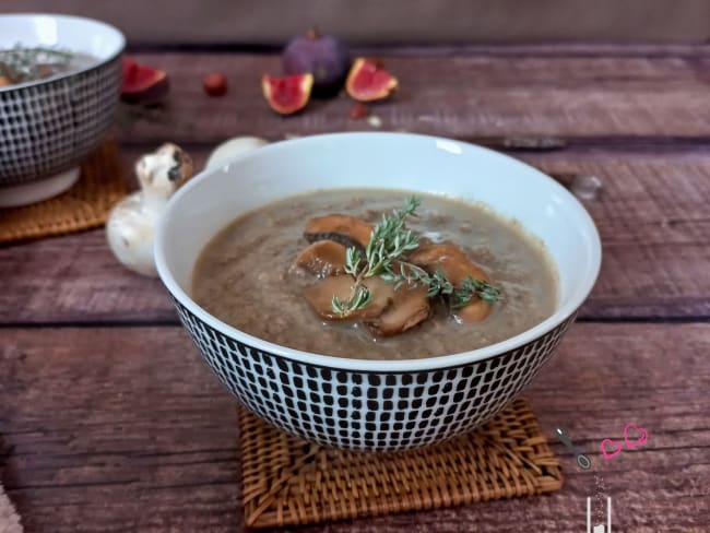 Velouté aux champignons