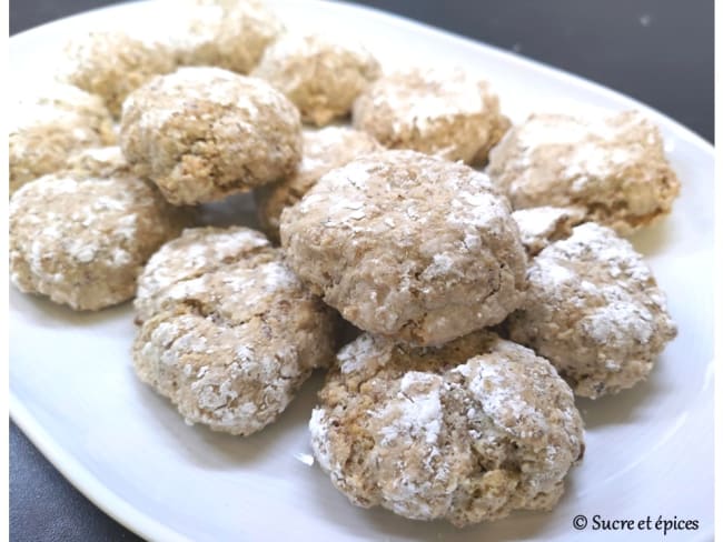 Biscuits meringués aux noix