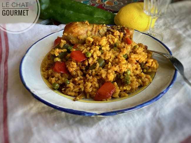 Arroz con pollo : le poulet au riz à l’espagnole