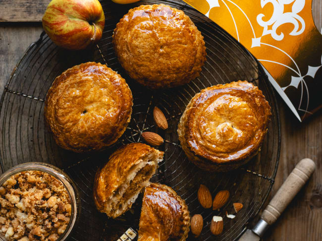 Marie Morin mini galette des rois aux pommes