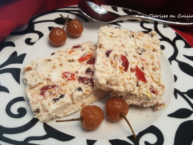 Nougat glacé maison