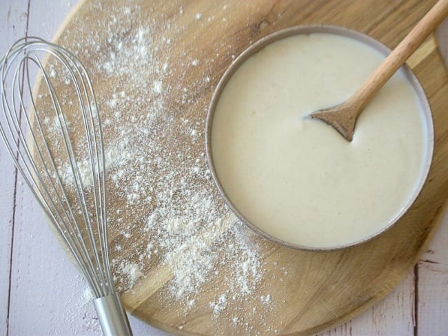 Sauce béchamel IG bas au lait d'amande inratable