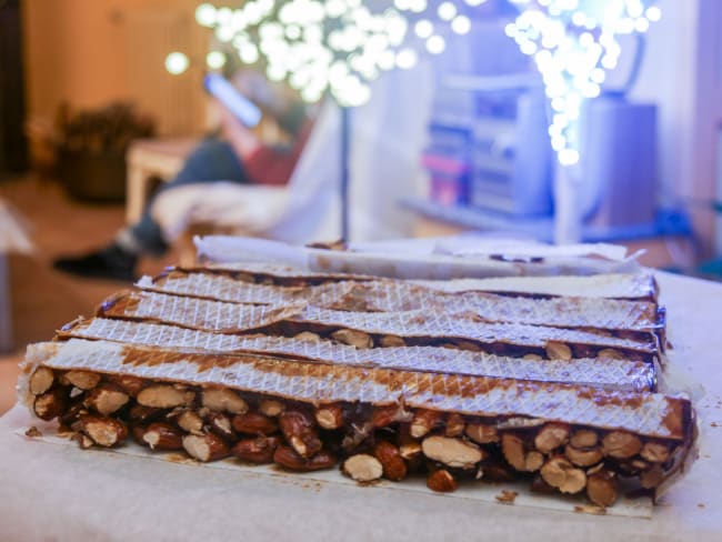 Le nougat noir un des 13 desserts de Noël en Provence