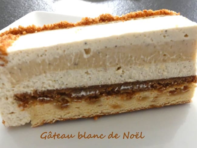 Gâteau blanc de Noël