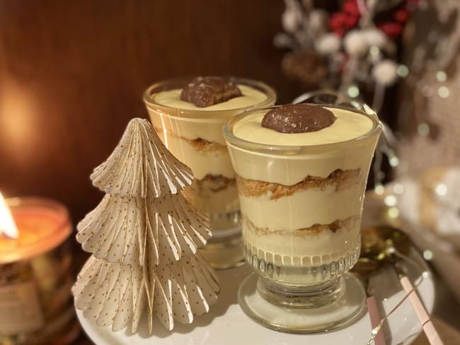 Tiramisù de noël aux fruits confits