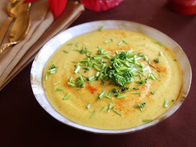 Le velouté de patates douces aux épices