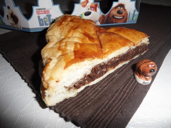 Galette des Rois au chocolat d'après une recette de Laurent Mariotte