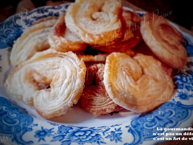 Palmiers sucrés feuilletés façon palmitos