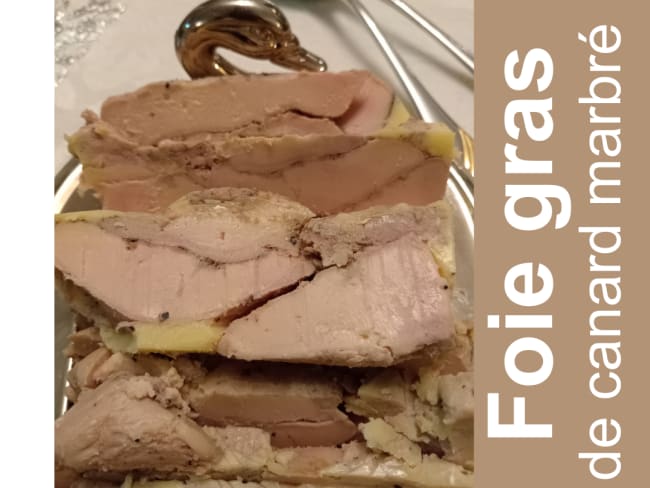 Foie gras marbré au spéculoos