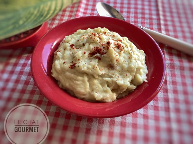 Accompagnement : purée de patates douces