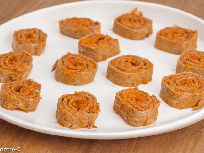 Roulés de sarrasin au tartinade de légumes