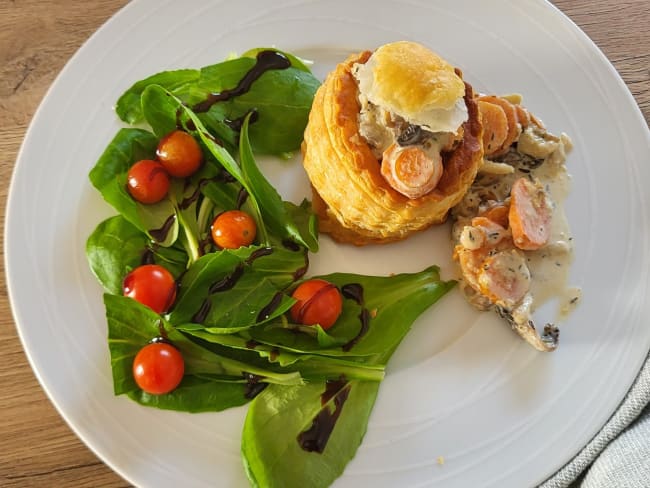 Vol-au-vent à la blanquette de poisson : un plat de fête