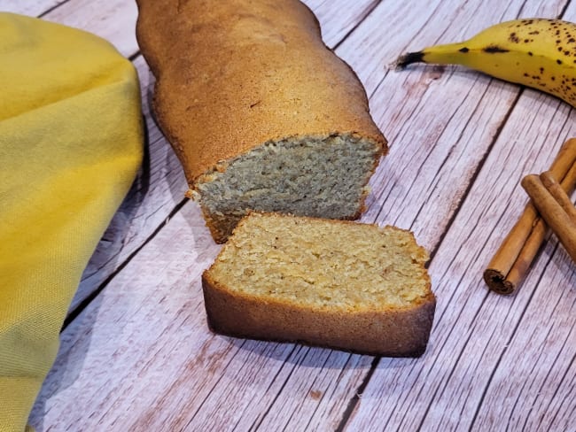 Cake tout simple banane aux épices